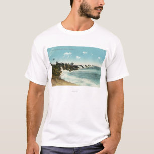 Camiseta Vista do surf e do quebra-mar
