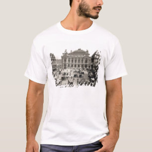 Camiseta Vista do teatro da ópera de Paris, 1890-99