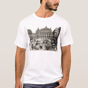 Camiseta Vista do teatro da ópera de Paris, 1890-99