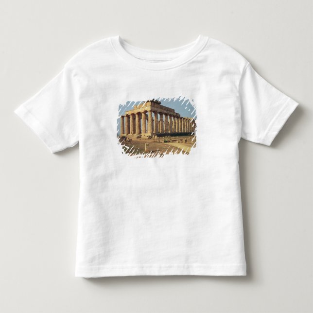 Camiseta Vista do templo E, c.490-480 BC (Frente)