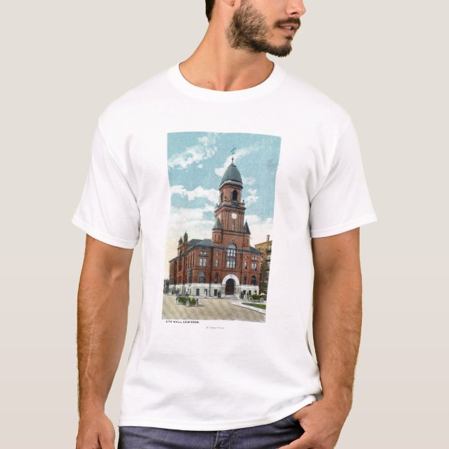 Camiseta Vista exterior da câmara municipal (Frente)