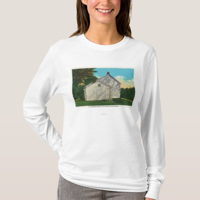 Camiseta Vista exterior da casa de Freeman (Frente)