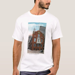 Camiseta Vista exterior da casa velha do estado # 2