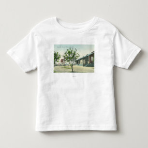 Camiseta Vista exterior da fábrica de conservas de