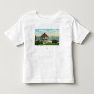 Camiseta Vista exterior da pérola da ilha de Orr