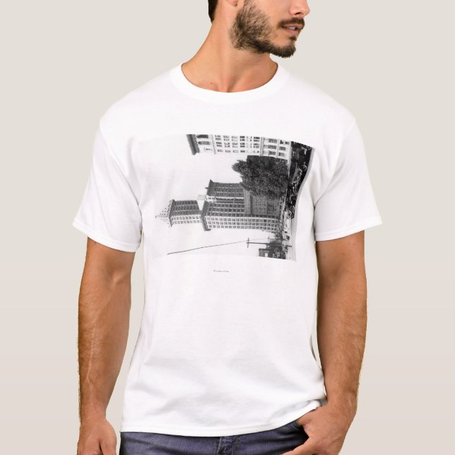Camiseta Vista exterior da torre de Smith (Frente)