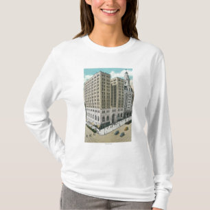 Camiseta Vista exterior do banco de poupança nacional