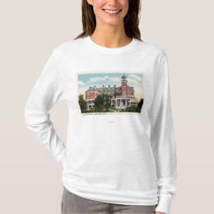 Camiseta Vista exterior do hospital do St. Vincent