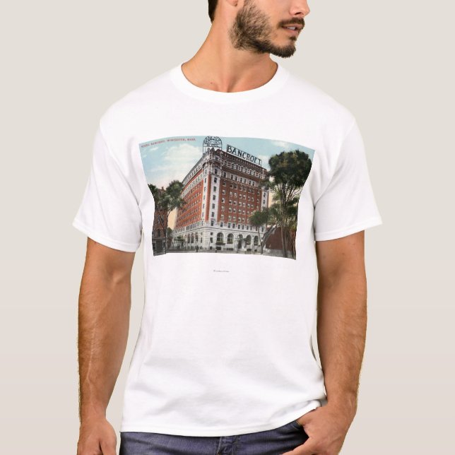 Camiseta Vista exterior do hotel Bancroft (Frente)