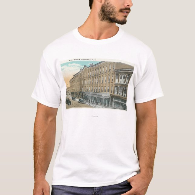 Camiseta Vista exterior do hotel Bennett (Frente)