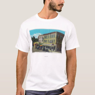 Camiseta Vista exterior do palácio HotelUkiah, CA