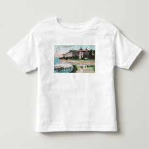 Camiseta Vista exterior do Sanitarium de Long Beach
