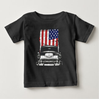 Camiseta Vista frontal de grelhador Chevy 210, 1953, com si