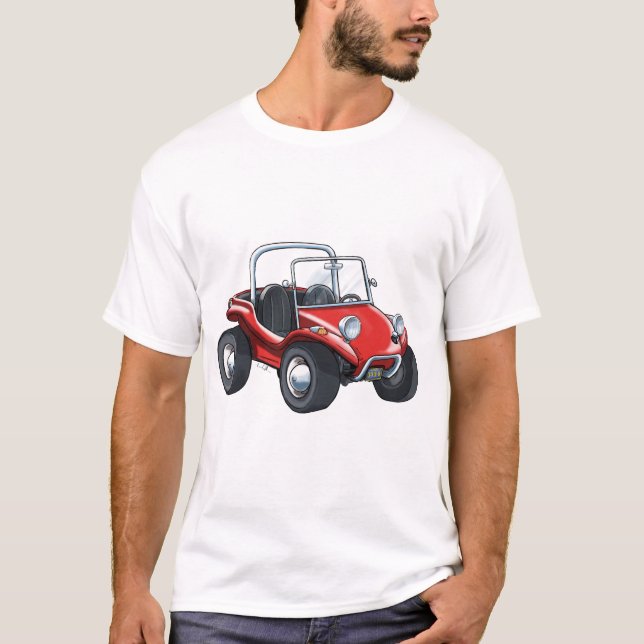 Camiseta Vista frontal do Dunebuggy (Frente)