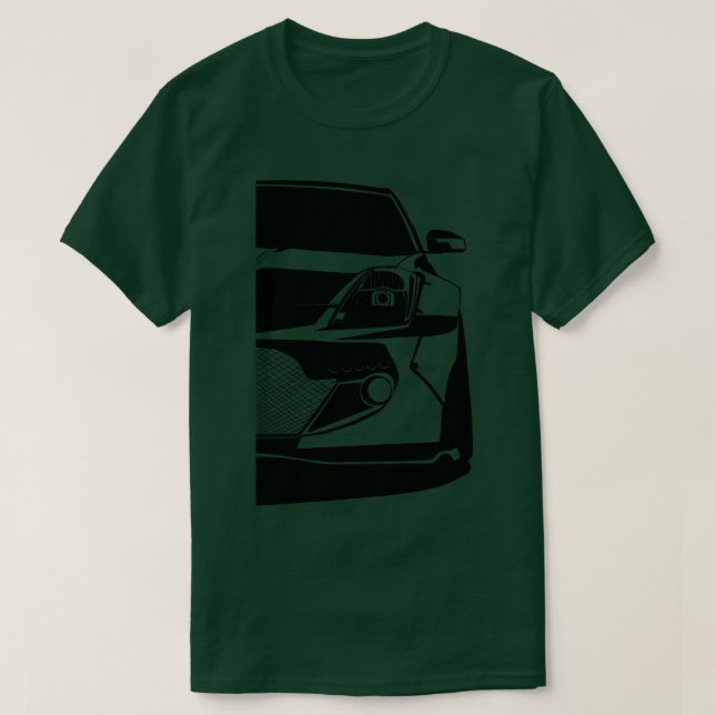 Camiseta Vista frontal do foguete Nissan 350Z Z33 (Frente do Design)