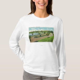 Camiseta Vista geral da avenida de Baxter, rota # 1