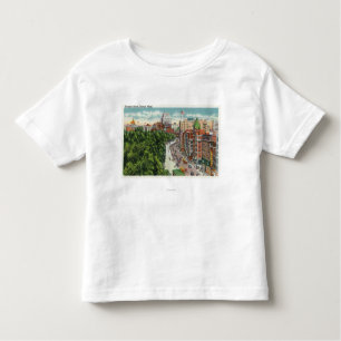 Camiseta Vista geral da rua de Tremont