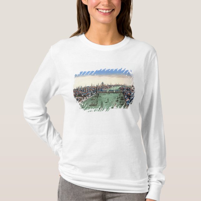 Camiseta Vista geral de Londres (Frente)