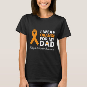 Camiseta Vista Laranja Para O Meu Pai Sra. Sensibence Ribbo