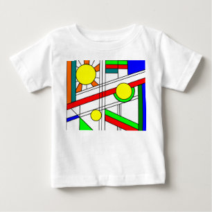 Camiseta Vista Moderna de Vidro Estreito