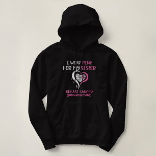 Camiseta Vista o guerreiro do Cancer da mama da irmã de fi