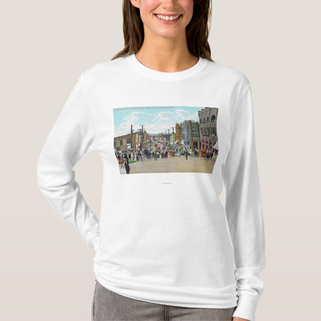Camiseta Vista ocidental da rua do azevinho (Frente)