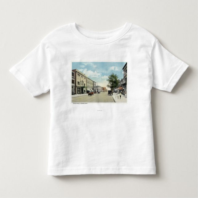 Camiseta Vista ocidental da rua do estado (Frente)