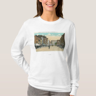 Camiseta Vista oriental da rua da corte da rua da água