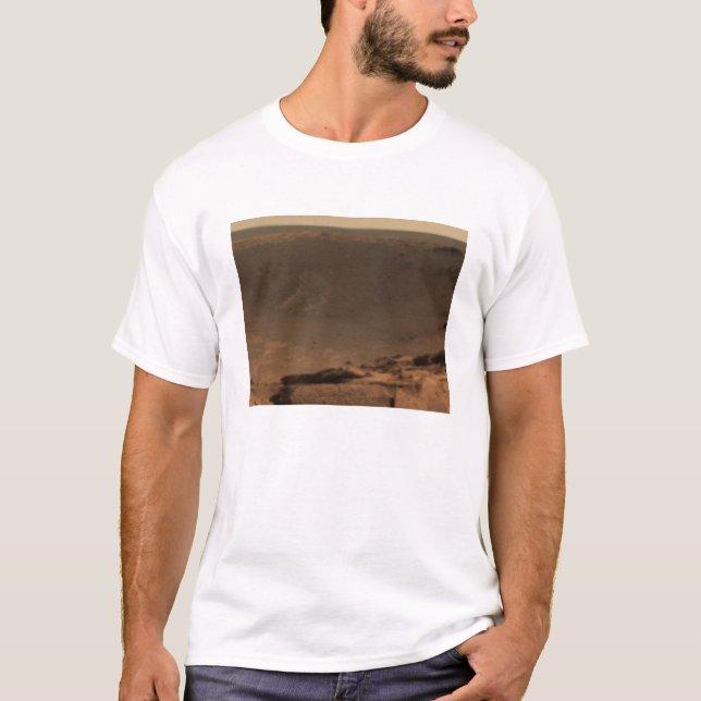 Camiseta Vista panorâmica de Marte 9 (Frente)