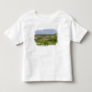 Camiseta Vista panorâmica de terras agrícolas ao sul de Arc