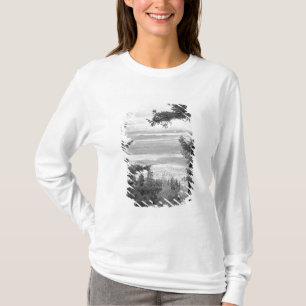 Camiseta Vista para oeste a partir da crista de Sandia, Mon