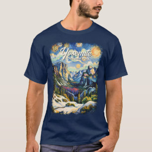 Camiseta Vista personalizada do túnel de Yosemite no invern