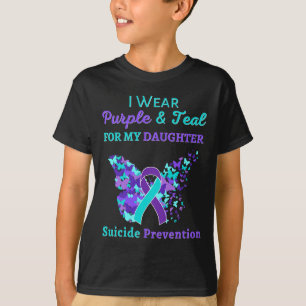 Camiseta Vista Roxo E Teto Para Minha Filha, Preve Suicídio