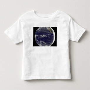 Camiseta Vista satélite da terra
