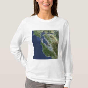 Camiseta Vista satélite de San Francisco, Califórnia