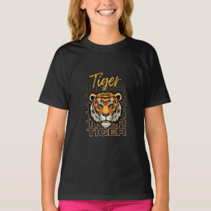 Camiseta Vista seu animal selvagem favorito, TIGER