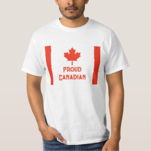 Camiseta Vista seu orgulho: Sinalizador clássico do Canadá