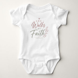 Camiseta  Vista seu pequeno com fé com esta 