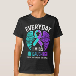 Camiseta Viste Verde-azulado & Roxo Eu Sinto Saudades d