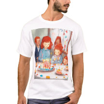 Visto de melhor roupa de aniversário para todos