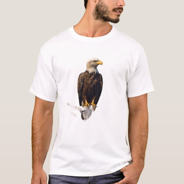 Camiseta Visto de Raptor de Borda do Rio (Frente)