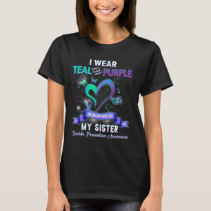 Camiseta Visto de Sensibilização para a Prevenção do Suicíd