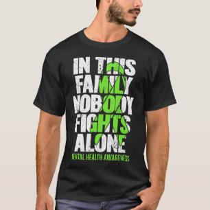 Camiseta Visto Fita Verde Luta Contra A Saúde Mental Estigm