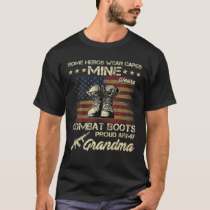 Camiseta Visto Heros Capes Mine Veste Exército de Combate