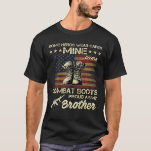Camiseta Visto Heros Capes Mine Veste Exército de Combate 