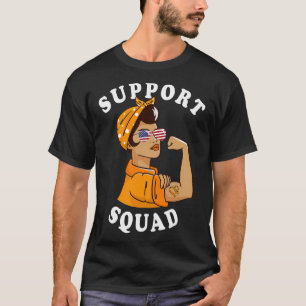 Camiseta Visto Laranja Esquadrão Sensibilização para a Escl