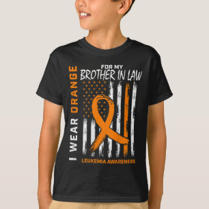 Camiseta Visto Laranja Irmão Em Direito Conhecimento Da Leu