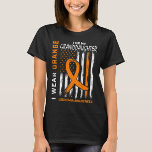 Camiseta Visto Laranja Neve Neurofilha Leucemia Consciência