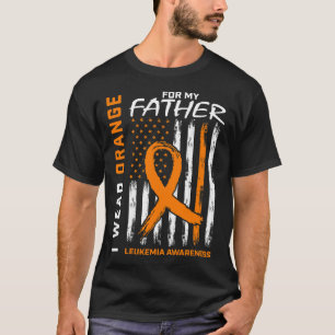 Camiseta Visto Laranja Pai Pai Sensibilização Americana