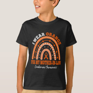 Camiseta Visto Laranja Para Sensibilização Da Leucemia-Mãe